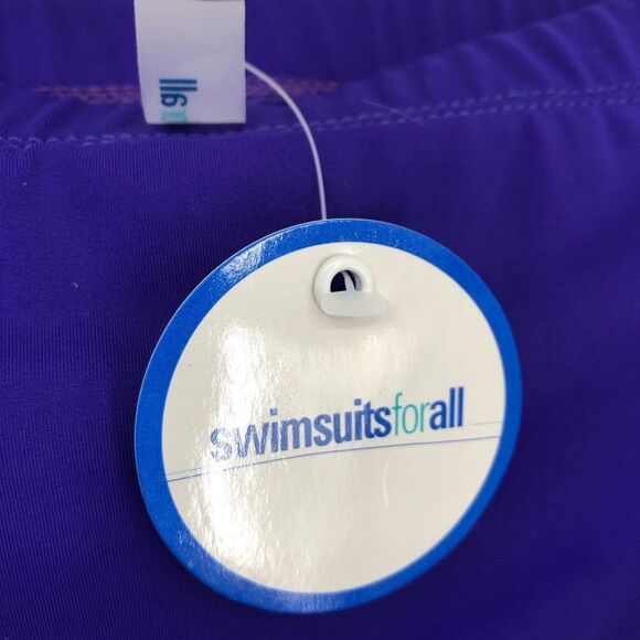 New Swimsuits for All Swim Bottom Womens 18 Purple NWT - Picture 2 of 7
